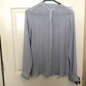 Loft pale blue blouse